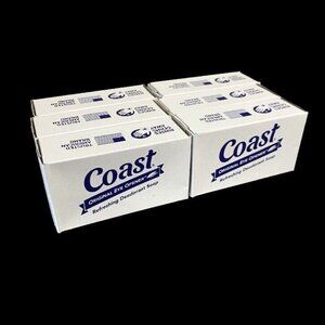 Coast Deodorant Soap Bars - 6 Bars In Box Ocean Friendly